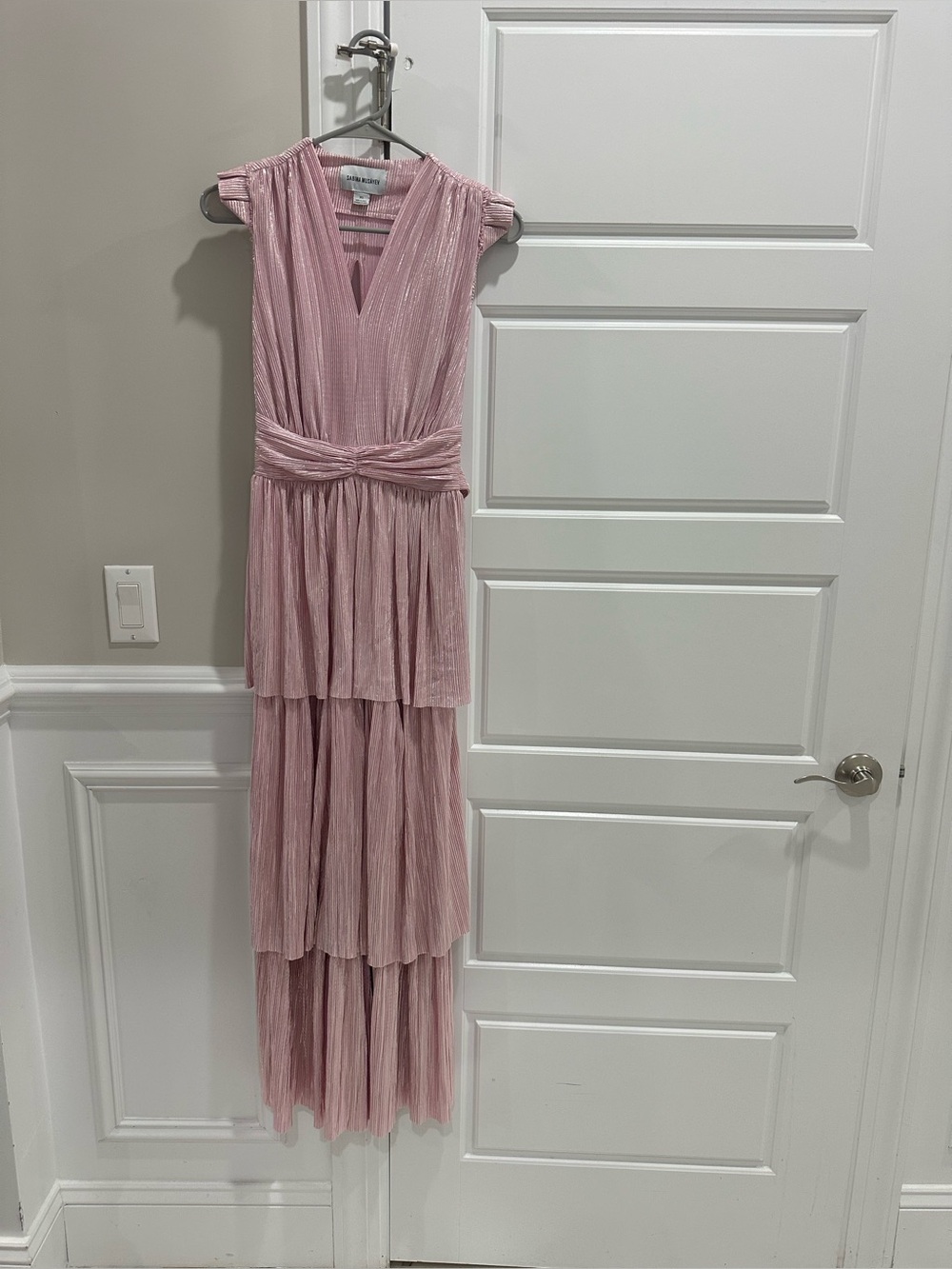 Sabina Musayev Blush High Low Dress - sleeves removed
